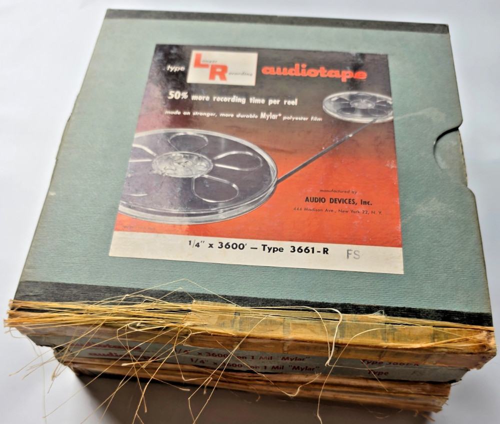 Lot of 5 Audiotape 10 » Reel Tapes on Plastic Reels