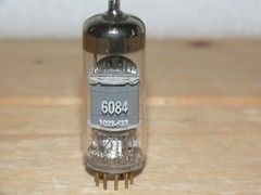 1 Mullard 6084/E80F Tube (Netherlands) Test good-Goldpins