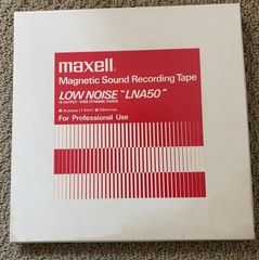 Maxell Magnetic Sound Recording Tape Low Noise “LNA50”