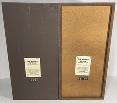 VINTAGE FISHER XP-55B 2 WAY SPEAKERS-All Original-Tested