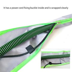 Vacuum Hose Safety Sleeves 3.5m Abrasion Resistant Nylon Cover Easy Installation