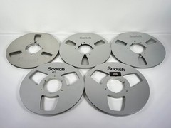 (Lot of 10) 3M, Scotch Metal Tape Reel 10.5&Prime; x 1/4&Prime; Take Up