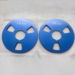 One Pair 10.5 » red TEAC Tape reel High Quality Aluminum Take Up Reel…