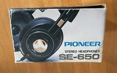 NOS Vintage Pioneer headphones se 650