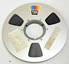 Ampex 10.5&Prime; Instrumentation Tape Reels Lot of 6 1970s Naval Aviation Data