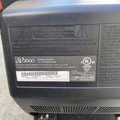 SV2000 WV20D5 20&Prime; Flat CRT TV Built-In DVD Player Combo Y2K – TESTED – No Remote