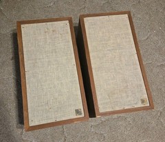 Acoustic Research AR-4x Vintage Pair Bookshelf Speakers Untested