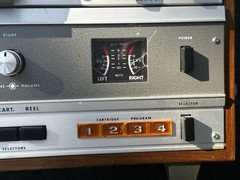 Akai X-1800SD Cross Field Reel to Reel 8-Track Recorder Parts Repair Untested