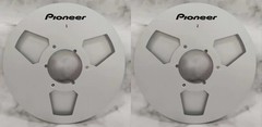 One Pair 10.5 » silver Pioneer Tape reel High Quality Aluminum Take Up Reel