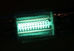 IV-15 a-g DM160 / 6977 tiny VFD tube Soviet Magic Green Glow DIY NEW 25pcs