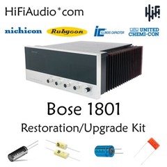 Bose 1801 Amplifier Restoration Kit repair service fix recap capacitor
