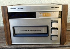 Superscope Marantz TD-28 8-Track Tape Player, Damaged, AS IS for parts repair
