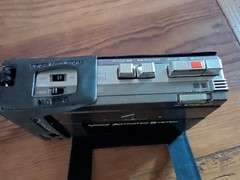 Panasonic RQ-355 Voice Activated Cassette Recorder 1980s Japan w/ Case Tape
