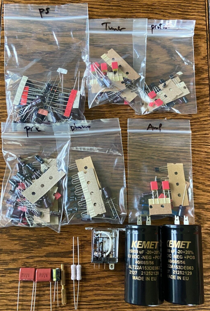 Pioneer SX-939 Complete Rebuild Kit High-Quality Receiver Recap Caps Transistors