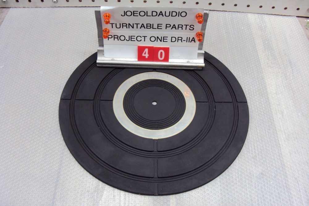 Project One DR-IIA Turntable Rubber Mat Soft & Pliable. Nice Cond Parting D-11A