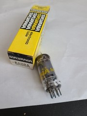 Lot of 10 SYLVANIA Electronic Tubes w Boxes 6HF8, 6AU6A, 5X8, 10KA8, 6LF8 etc