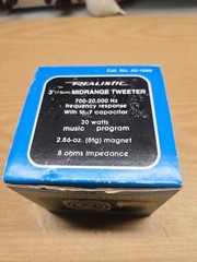 Realistic sold by radio shack 3 inch mid-range tweeter model 40-1289A