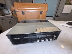 Uher 4000 Report IC Reel to Reel Tape Player/Recorder + Leather Case Parts