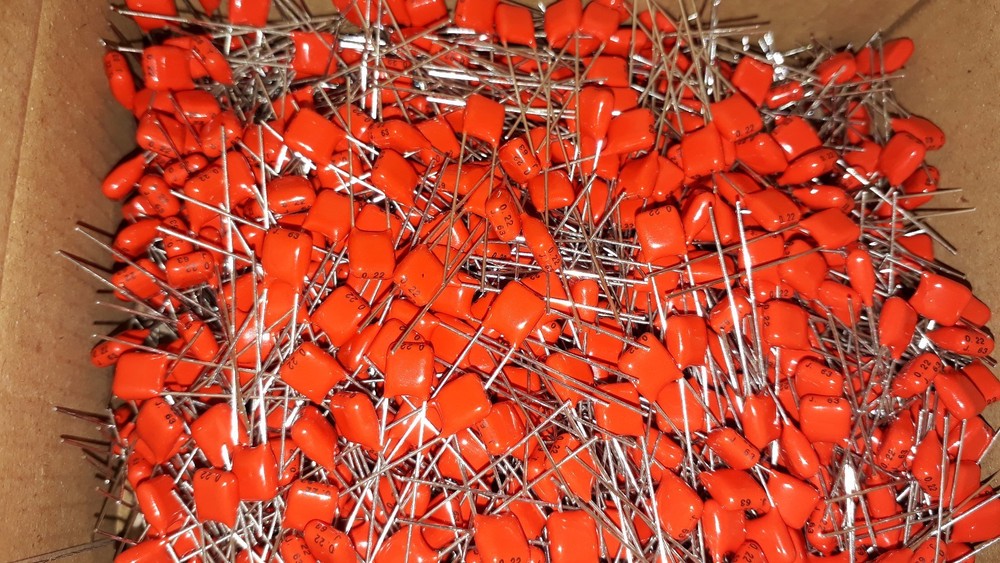 NEW 100pcs PILKOR 220NF 63V MKT +-5% 5mm pcm HI-END AUDIO CAPS ROHS !
