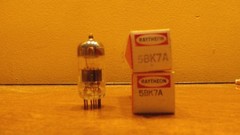 Ratheon 5BK7A nos vacuum {one pair}