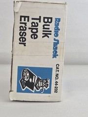 VINTAGE RADIO SHACK BULK MAGNETIC TAPE ERASER 44-232 W/ BOX & SAFETY INSTRUCTION