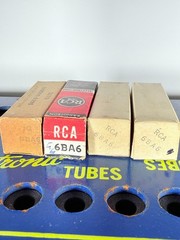 Lot of 4 Mix Brand 6BA6 Untested Tube
