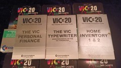 commodore vic20 lot games tapes books ram new condition