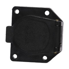 1pc For 12V 7 Pin Round Trailer Plug 7 Way Socket Adapter Wiring Connector