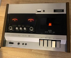 Superscope CD-302 Stereo Cassette Deck Dolby Powers Up. AS-IS -see Desc