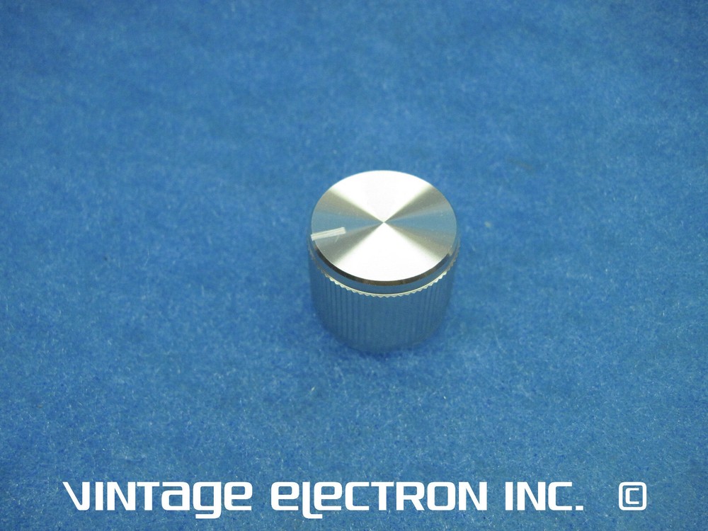 NEW Replacement DYNACO Knob (3/4&Prime; diameter) – SILVER Machined Aluminum