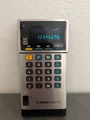 Vintage Canon Calculator Palmtronic MD-8 Tested Works