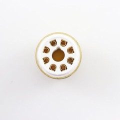 One Gold plated 6SN7 6N8P TO ECC88 6DJ8 Vacuum tube convert socket