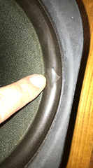 1 Pioneer Woofer FB 25-712F Come Off A PIONEER CS-R500 Speaker Work Read Please.