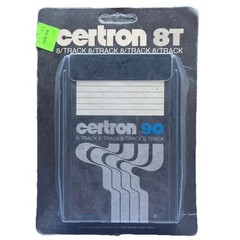 Vintage Certron 90 Minute Blank 8 Track Tape Cartridge Brand New Sealed