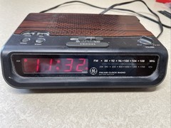 Vintage GE Clock Radio 7-4613A FM/AM Tested Works – Vintage Alarm Clock