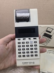 Canon TP-8 Pocket Printer Calculator w/Original Box, Manual, & Paper Tested