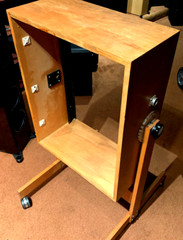 Otari 19 inch standard rail (14 space) adjustable angle Wood Cabinet Casters