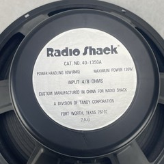 Radioshack 40-1350A Woofer 10&Prime; – Tested Working – Vintage Radio Shack Speaker