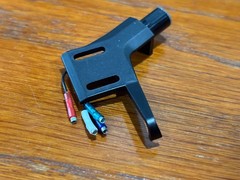 Turntable Parts – Straight Tone Arm Headshell w/ Wires