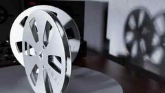 One Pair silvery TAPE REEL Akai 7&Prime; inch Light Metal Aluminum Take Up Reel