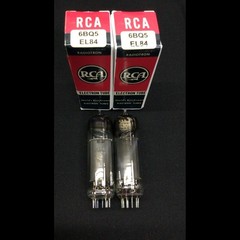 NICE PAIR RCA 6BQ5 EL84 Vintage Amplifier Power VACUUM TUBES Tested 5.9340