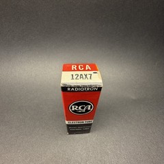 1963 12AX7 ECC83 RCA Tube Gray Plate O Getter TV7 Tested NOS RC-6