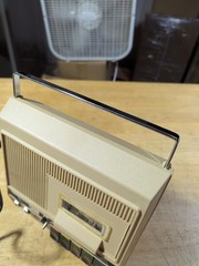 Audiotronics 148A Audio Cassette Recorder / Player 120VAC or DC Battery, Tested