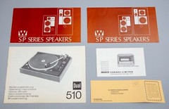 Vintage Stereo, Turntable and Speaker Manuals, Dual 510, Muntz 8 trk, Wharfedale