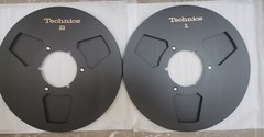 2XOne Pair black Technics 10.5 » 1/4 » TAPE REEL TO REEL TAPE Recorders RS 1500