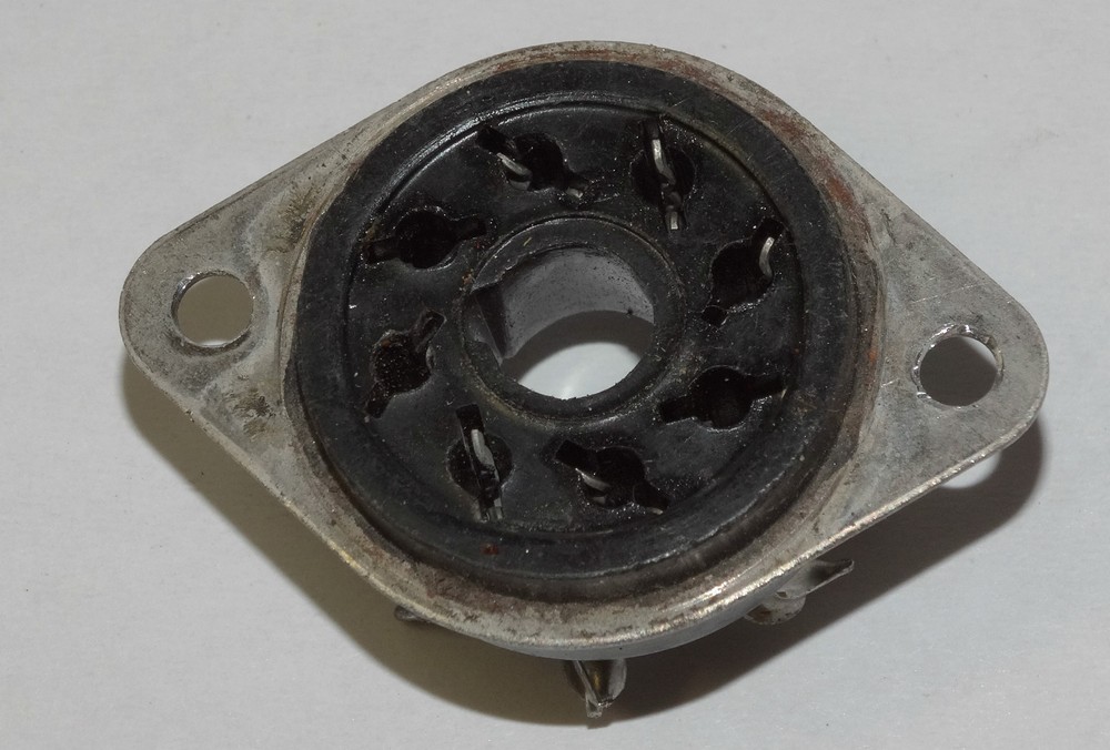 1-Vintage 8-Pin Female Amphenol Plug Hammond Baldwin-Other – Flush/Panel Mount