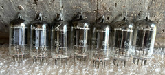 Lot Of 7 RCA JRC- 12AU7/A/ECC82 Vacuum Tubes TV7 Tested STRONG