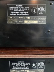 BIC T-2M Stereo Cassette Deck – Excellent Condition – Needs Belts – Vintage