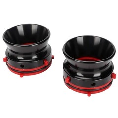 1-Pair NAB Hub Adapters Polished Aluminum Reel To Reel Tape Opener For