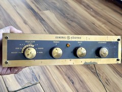 Super Rare General Electric A1-200 Tube Preamplifier / Control Unit GE Hifi